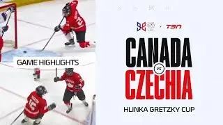 Canada vs. Czechia FULL HIGHLIGHTS -- 2024 Hlinka Gretzky Cup