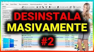 Como desinstalar varios programas a la vez en Windows #2