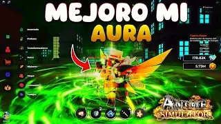 🚨MEJORO MI AURA EN ANIME FIGHTING SIMULATOR ROBLOX