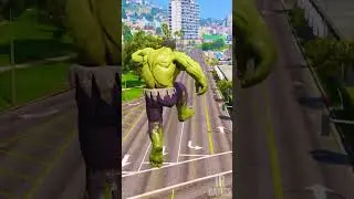 HULK vs THOR GOW BATALHA ÉPICA #shorts GTA V