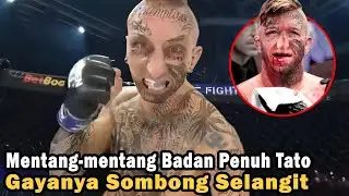 Gini Nih Akibat Banyak Gaya!! Merasa Paling Sangar dg Badan Penuh Tato, Ketahuan Aslinya Cemen