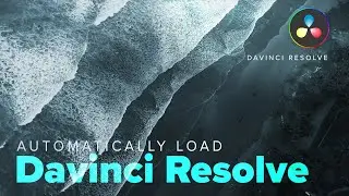 Load DaVinci Resolve automatically from the terminal using Python 3