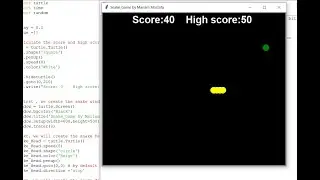 Basic Snake Game in Python with source code | Source Code & Projects