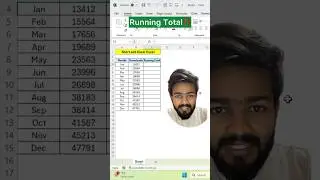 Running Total in Excel‼️ 