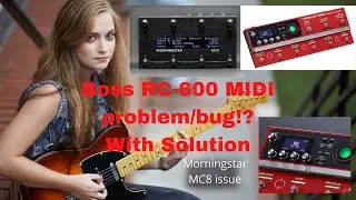 MIDI PROBLEM! Boss RC-600 MIDI Bug with workaround fix! #BossRC600 #RC600 #MIDI