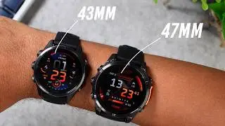 Garmin Fenix 8 - 43mm vs 47mm Size Comparison on Wrist!