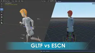 Blender ESCN and GLTF exporters  - Exporting animated models from Blender 2.8 to Godot 3.1