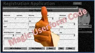 Create an Excel Database in Minutes -- Magic Userform Code - Part 2