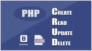 Simple CRUD application with PHP and JSON