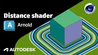 Arnold Tutorial - How to use the Distance shader in C4DtoA