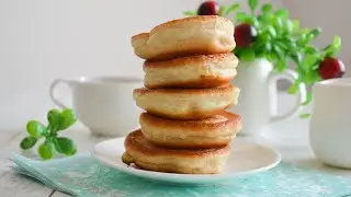 🥞 Как испечь пышные оладьи на кефире и дрожжах? Простой способ приготовления воздушных оладьев.