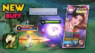 MASHA NEW BUFF TO REDUCED COOLDOWN 4 SEC | BEST BUILD FOR NEW USER