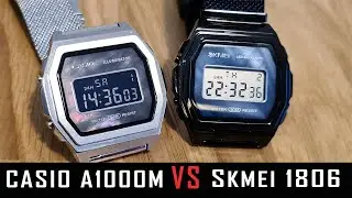 Casio A1000M vs Skmei 1806 comparison and review 