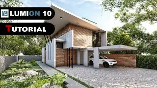 Amazing Modern House Tutorial Sketchup and Lumion - HD Art Design #09