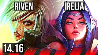 RIVEN vs IRELIA (TOP) | 7/0/0, 66% winrate, Godlike | EUW Master | 14.16