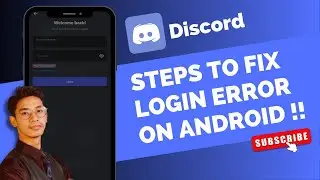 Discord - Fix Login Error on Android !