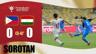 Sorotan Perlawanan: Filipina 0 (3) - (4) 0 Tajikistan | Pesta Bola Merdeka 2024