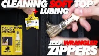 Jeep Soft Top Zipper Cleaning and Lubricating