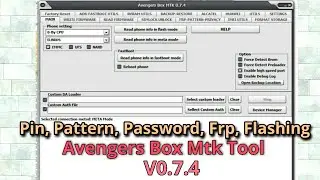 Avengers Mtk Tool Latest  V0.7.4  Unlock All Mtk Pin, Pattern, Frp Download Free👇👇