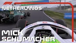 F1 2021 Gameplay Mick Schumacher Onboard Race at Netherlands ( F1 2021 Mod )