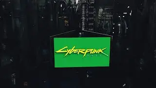 Cyberpunk City Green Screen | Graphics & Animation