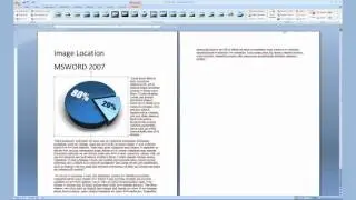 Word 2007 - Moving or Placing an Image