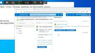 Create, open and Delete the Linux virtual machine in Microsoft Azure