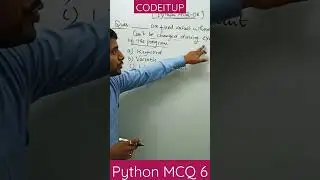 #shorts | Python MCQ 06 | #python | #pythonmcq | #pythonprogramming | #pythontutorial | #python3