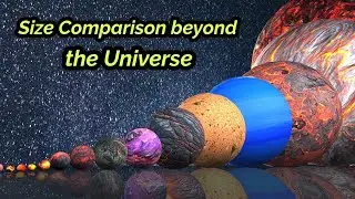 Size comparison Beyond the universe | Stars size comparison