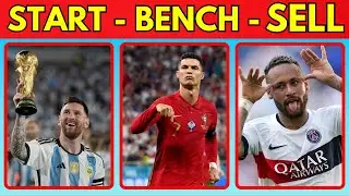 Build Your Ultimate Football Team | START - BENCH - SELL