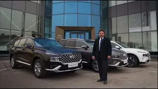 Hyundai Santa Fe комплектации. Сравнение.