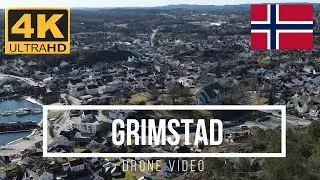 Grimstad City Centre | 4K Drone