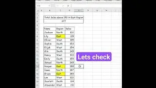 2 Advanced Examples of SUMIFS Formula #excel #shortfeed #shorts