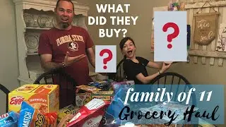 Large Family Grocery Haul || Pandemic Grocery Haul || Family of 11