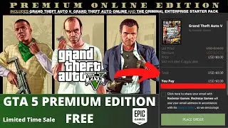 How To Get GTA 5  For Free Forever on PC | Epic Games Sale