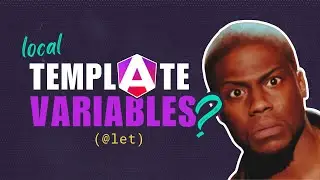 Component template variables in Angular using the new @let syntax