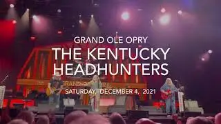 Grand Ole Opry Debut: The Kentucky HeadHunters Standing Ovation!