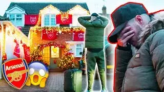 I DESTROYED SPURS FAN'S HOUSE WITH ARSENAL DECORATIONS!😱 | SAVAGE PRANK