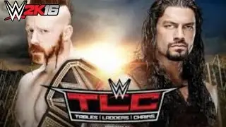 Roman Reigns Vs. Sheamus  WWE TLC 2015  - WWE 2K16 GamePlay