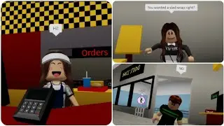 When Moms Order Food . Roblox Meme 2021! With @hkgamerbros  and @aatiplays  || My Gaming Town