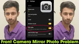 How to fix realme back camera flip problem | Back camera photo mirror problem