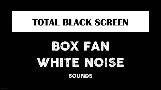 Trouble Sleeping? Try this Relaxing White Noise with Total Black Screen