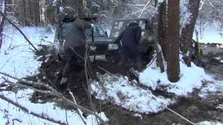 тест драйв Уаз Патриот 4х4 зима 2014 offroad