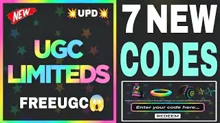 💕NEW💕 ALL WORKING CODES FOR UGC LIMITED IN AUGUST 2024! ROBLOX UGC LIMITED CODES