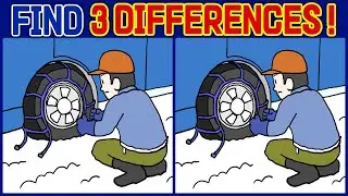 Spot The Difference : Find 3 Differences To Prove Your High Intelligence! [Find The Difference 