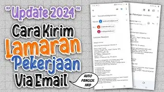 AUTO PANGGIL HRD ‼️ Cara Mengirim Lamaran Kerja Lewat Email || Cara Melamar Kerja Lewat Email