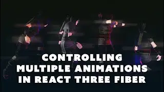 Controlling Multiple Character Animations In React Three Fiber