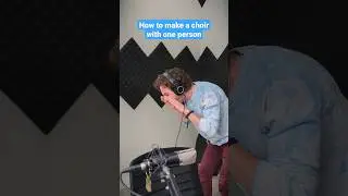 How to make a choir with one person 🎶 #music #shorts