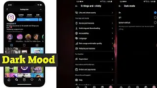 how to change Dark Mode On Instagram