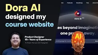 Dora AI designed my course Website - The Results?